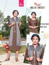 Hello Jacket By Smylee Designer Rayon Kurti With Jacket Exporters In India

